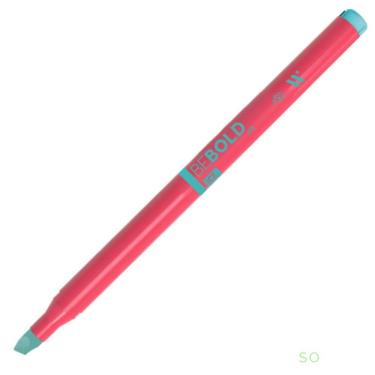 Imagem de Marca-texto Newpen Be Bold Fit Ice (Azul) com Ponta Chanfrada para Linhas Finas Ou Largas 1 Unidade Azul