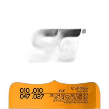 Imagem de Encordoamento Para Violão 12 Cordas .010 Light Bronze 85/15