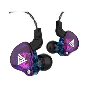 Imagem de Fone De Ouvido HiFi Com Fio QKZ AK6 Bass Stereo Com Microfone De 3.5MM