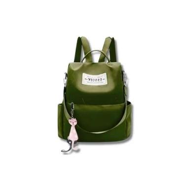 Imagem de Mochila Bolsa Antifurto Feminina Tiracolo Fashion Trabalho/Escola/Univ