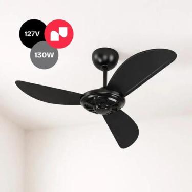 Imagem de Ventilador de Teto 96cm 3 Pás 127V Silencioso 3 Velocidades Econômico 