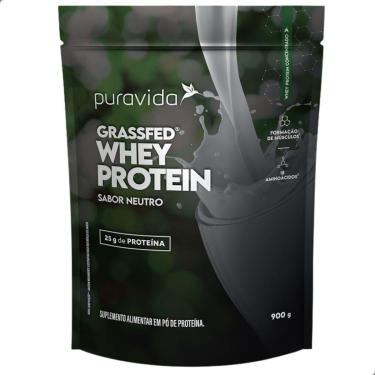 Imagem de Whey Protein Grassfed Natural 900g Pura Vida-Unissex