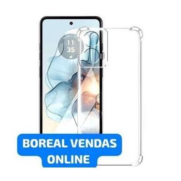 Imagem de Capa Capinha transparente para Motorola Moto G35 5G com bordas anti im