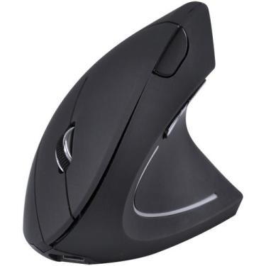 Imagem de Mouse sem Fio Recarregavel 2.4 GHZ Vertical Ergonomico Ortopedico Powe
