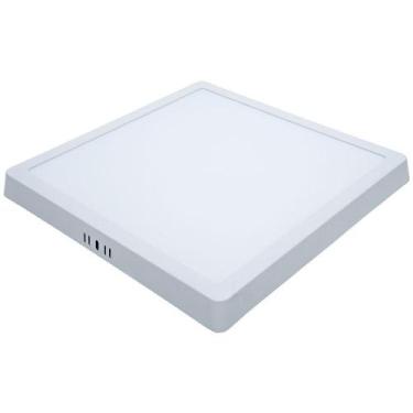 Imagem de Plafon Sobrepor Modaza Quadrado, 24Watts, Luz Branco, 6500K