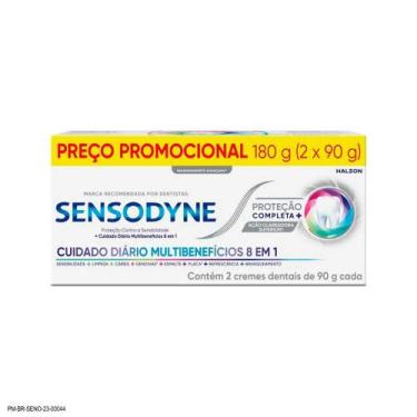 Imagem de Creme Dental Proteção Completa Sensodyne 2 Unidades 90g