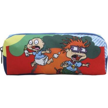 Imagem de Estojo Xeryus Simples Infantil Escolar 6777 Rugrats, Azul