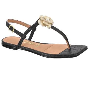 Imagem de Sandalia vizzano rasteirinha ref 6513.101.28365 feminino, 35, Preto