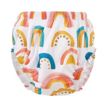 Imagem de Fralda De Natação Respirável Para Bebês Meninos E Meninas, Calça De Na