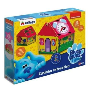 Imagem de Casinha Didatica Interativa Blues Clues 55387 Xalingo - Xalingo Brinqu