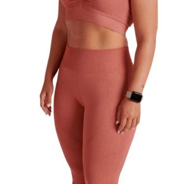 Imagem de Calça Lupo Legging Basic - Telha, G, Feminino, Coral