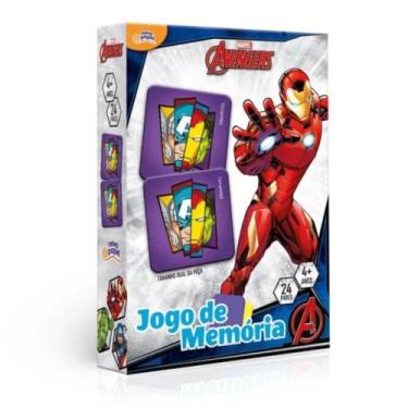Imagem de Jogo da Memória Infantil Vingadores - 24 peças - Toyster