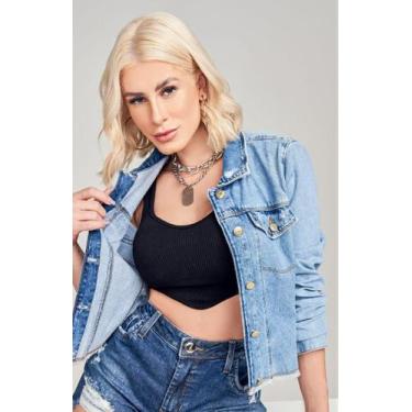 Imagem de Jaqueta jeans ouzzare  ref:zz80244, Azul jeans, G