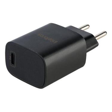 Imagem de Conversor automatico ac/dc fonte usb preto ec 10 power 20w - INTELBRAS