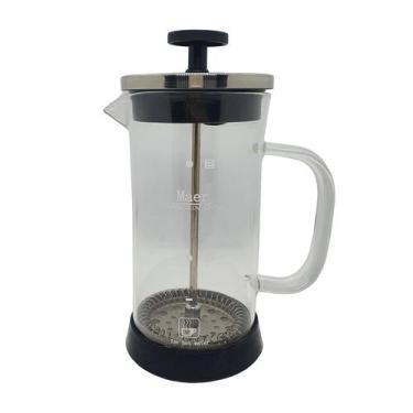 Imagem de Cafeteira/Cremeira Francesa De Vidro Com Aço Inox - 350 ML - HIMAWARI