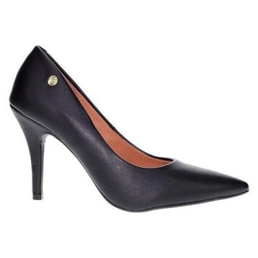 Imagem de Sapato Scarpin Salto Fino Feminino Vizzano 1184.1101.7286, Preto, 35