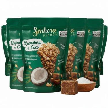 Imagem de Kit c/ 6un Pipoca Gourmet SENHORA Sabor Rapadura e Coco 100g