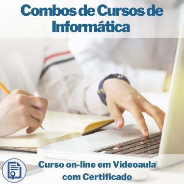 Imagem de Curso on-line em videoaula Combo de Informática com Certificado