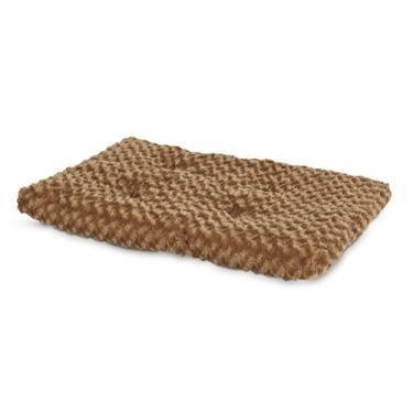 Imagem de Petmate Tapete de pelúcia para canil, marrom tabaco, para caixas de 101,6 cm