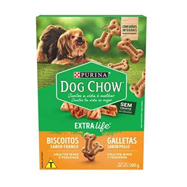 Imagem de Purina Dog Chow Biscoito Dog Chow Cães Adultos Minis E Pequenos Frango 500G