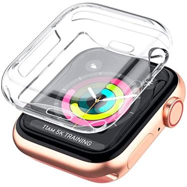 Imagem de Capa Case Transparente Silicone Compatível com Apple Watch 7 41mm
