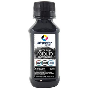 Imagem de Tinta para Impressão de Fotolitos de Silk Screen Serigrafia Ink Printer - 100ml (preta)