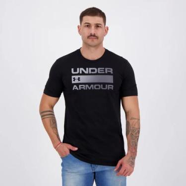 Imagem de Camiseta Under Armour Team Issue - Preto/Cinza Masculina