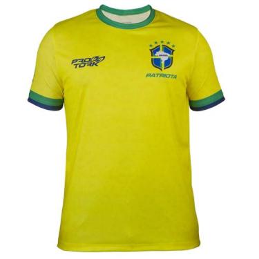 Camiseta Brasil Amarela