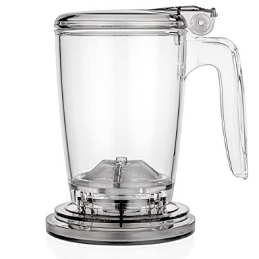 Imagem de Tealyra RapidTEA MAKER - 473 ml - Infusor de bule de chá solto - Melhor máquina de chá faz uma xícara perfeita de chá de folhas - Bule de chá de distribuição inferior - Garantia sem gotejamento - 500