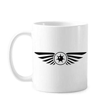 Imagem de Vector Eye Caneca padrão decoração preta cerâmica café porcelana xícara louça