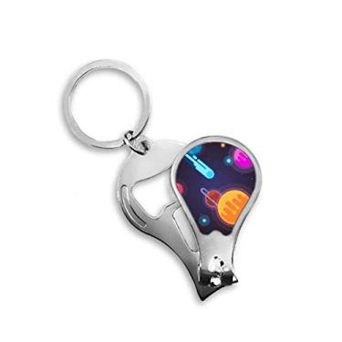 Imagem de Cortador de unhas universal alienígena monstro espacial cenário aparador de unhas abridor chaveiro tesoura