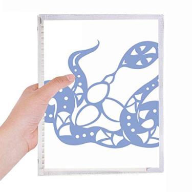 Imagem de Ano de cobra animal China Zodiac caderno diário de folha solta recarregável papelaria