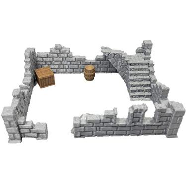 Imagem de Extruded Gaming - Conjunto de 4 Ruínas de Construção - Terreno para Jogos de 28 mm