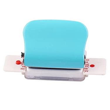 Imagem de LUGU Perfu dor de papel de 6 bu cos Perfu dor de metal portátil com dade pa 5 folhas 6 mm pa A4 A5 B5 Notebook Sc pbook Planner Diário