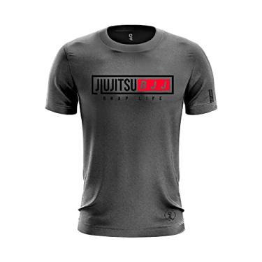 Imagem de Camiseta Jiu-Jitsu shap Life Academia Gym Cor:Chumbo;Tamanho:G