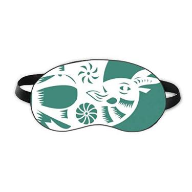 Imagem de Year Of Sheep Animal China Zodíaco Sleep Eye Shield Soft Night Vlindfold Shade Cover
