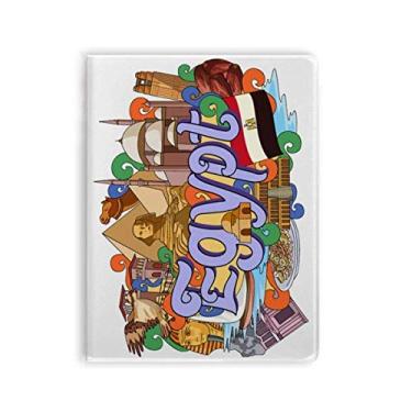 Imagem de Pharaoh Pirâmide Egito Graffiti Capa Diário Capa Macia Diário