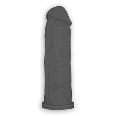 Imagem de Vênus Toys Capa Peniana Em Cyberskin Pênis 19Cm X 4 5Cm Preto Eros 19Cm
