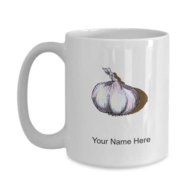 Imagem de Caneca de alho Vector-alho, xícara de café Vector-alho, ideia de presente Vector-alho, copo de alho personalizado - caneca de café de 445 ml