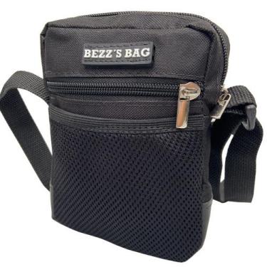Imagem de Shoulder Bag Preta Bezzbags Mini Bolsa Tira Colo Necessaire - Bezzter