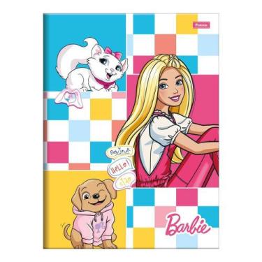 Imagem de Caderno Universitário Brochura Barbie Fashions 80 Folhas Foroni