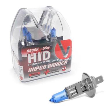 Imagem de Lâmpada Super Branca 8500k-55W Automotivo H1 - Velox Parts