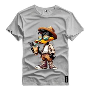 Imagem de Camiseta Masculina Personalizada Patolino Personagem Desenho Estiloso 