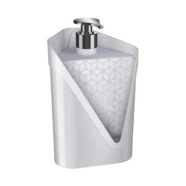 Imagem de Dispenser Organizador Prático De Pia Porta Detergente E Esponja Bucha 
