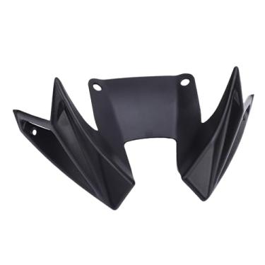 Imagem de Luocute Substituição de Winglets de Spoiler Dianteiro para CB500 2024-2025, Winglet de Spoiler Dianteiro Nu para Motocicletas Aumenta a Estabilidade de Pilotagem, Extensão de (Preto fosco)