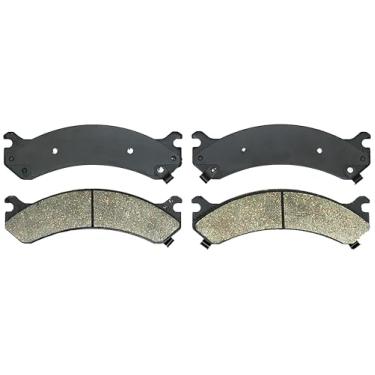 Imagem de ACDelco Conjunto de pastilhas de freio a disco dianteiras semimetálicas Gold 17D784MHSV (Frota)