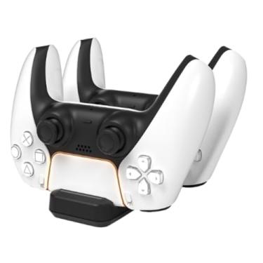 Imagem de Base de Carregamento Dupla para Controles PS5 com Indicador LED