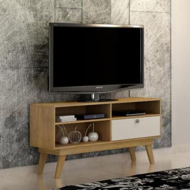 Imagem de Rack para TV Até 50 Polegadas 1 Porta Houston Valdemoveis, Cinamomo/Of