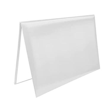 Imagem de Happy Secret Capa de diploma 21 cm x 28 cm Porta-diploma Titulares de Certificado de Graduação Capas de Certificado Couro Liso (Branco)
