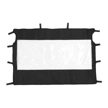 Imagem de Pára-brisa traseiro de PVC macio UTV Excelente visibilidade reduz poeira para Rhino 450 660 700 Massimo 500 700 Eixo 500 700 750 Hisun HS 400 500 700